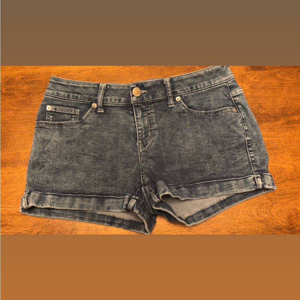 No Boundaries Dark Blue Jean Shorts